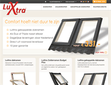 Tablet Screenshot of luxtra-dakraam.nl